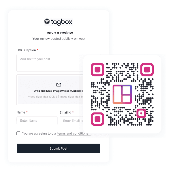 QR code to screen
