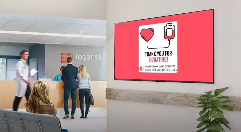 healthcare digital signage