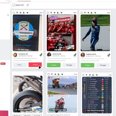 Curate & Moderate social wall