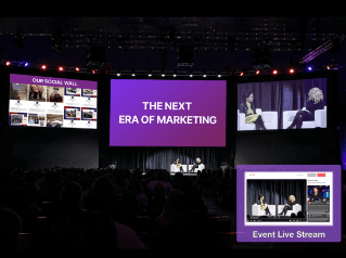 Hybrid events social wall
