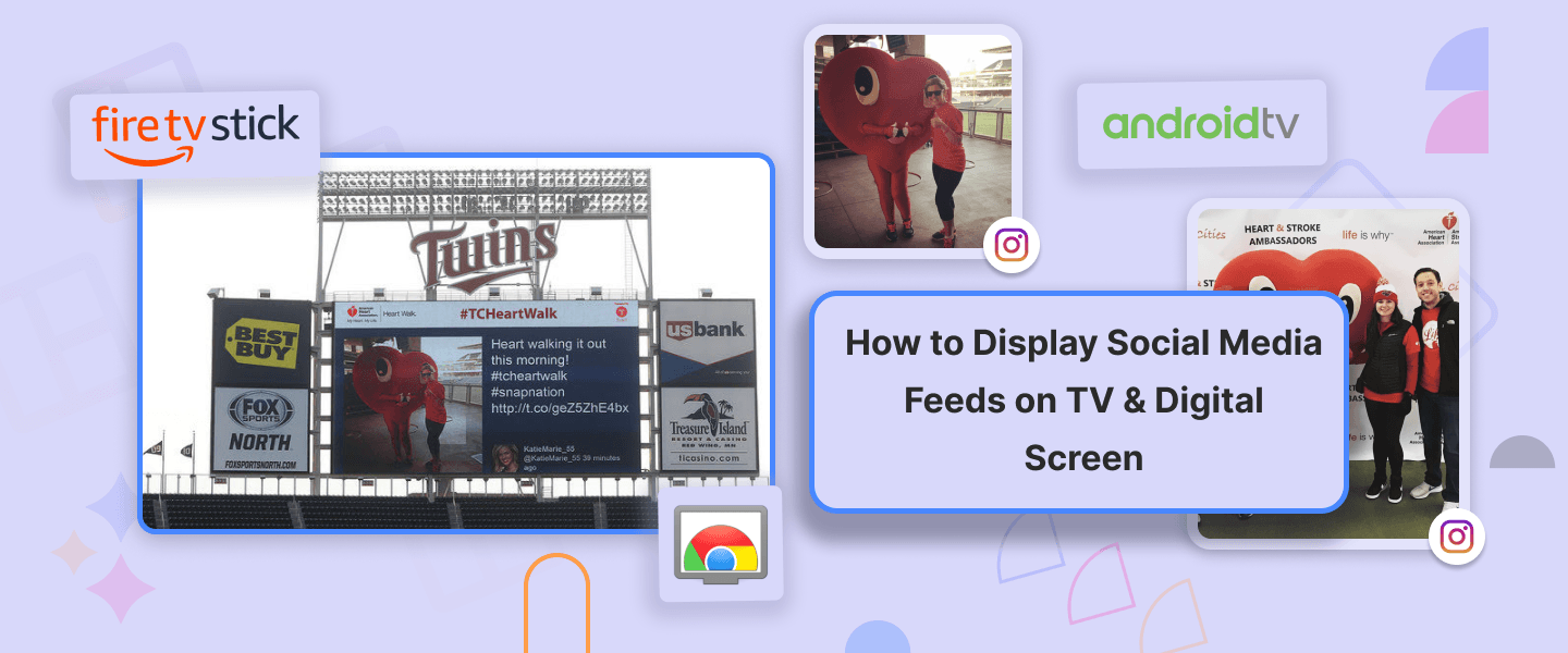 How to Display Social Media Feeds on TV & Digital Screen
