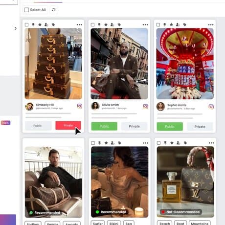 Curate & Moderate social wall
