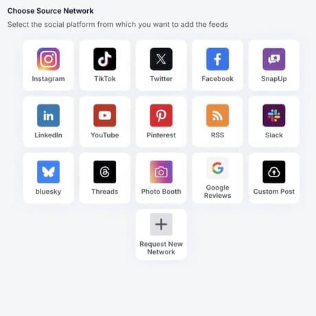 Collect social wall