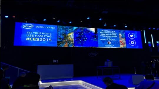 Live Social Wall at an Event