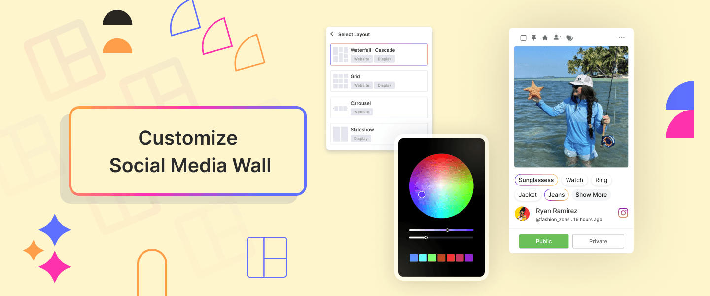 Customizing Your Social Media Wall