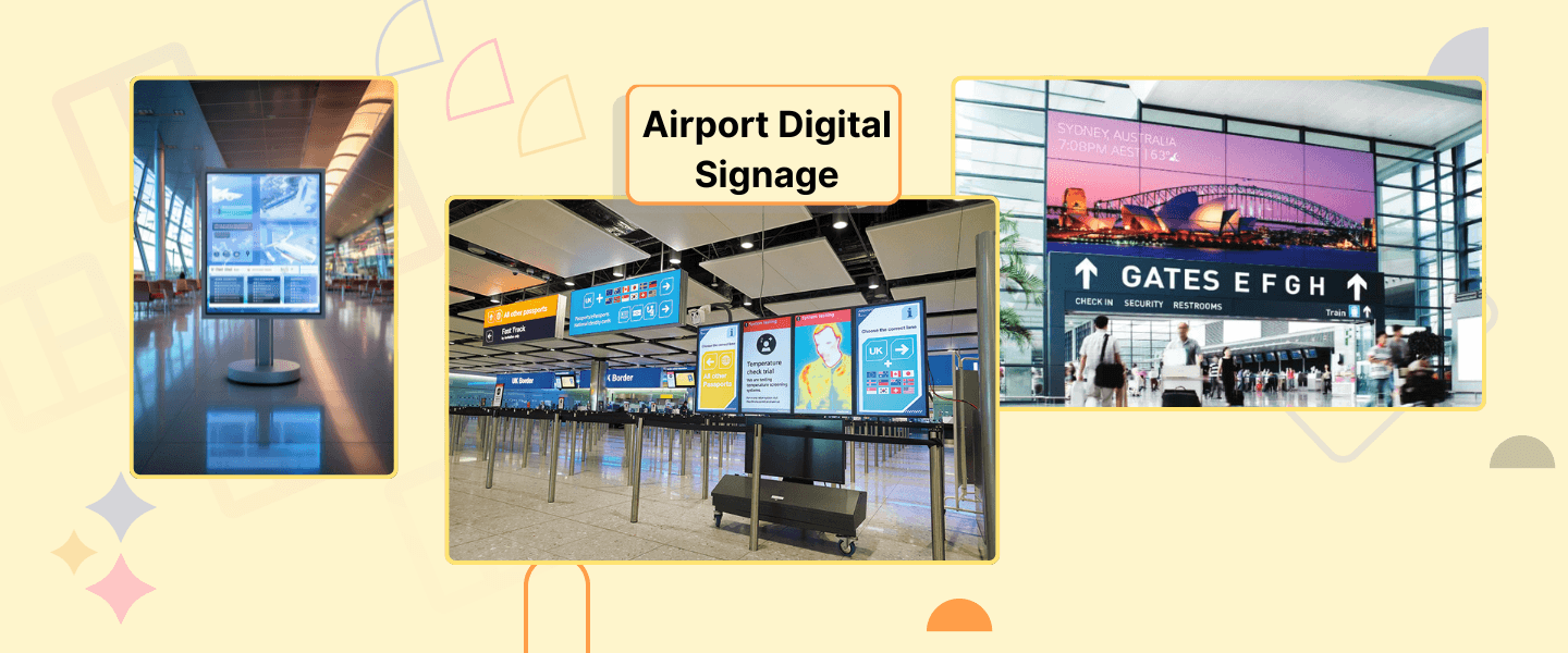 Airport Digital Signage: Transforming Aviation and Revolutionizing Passenger Experience