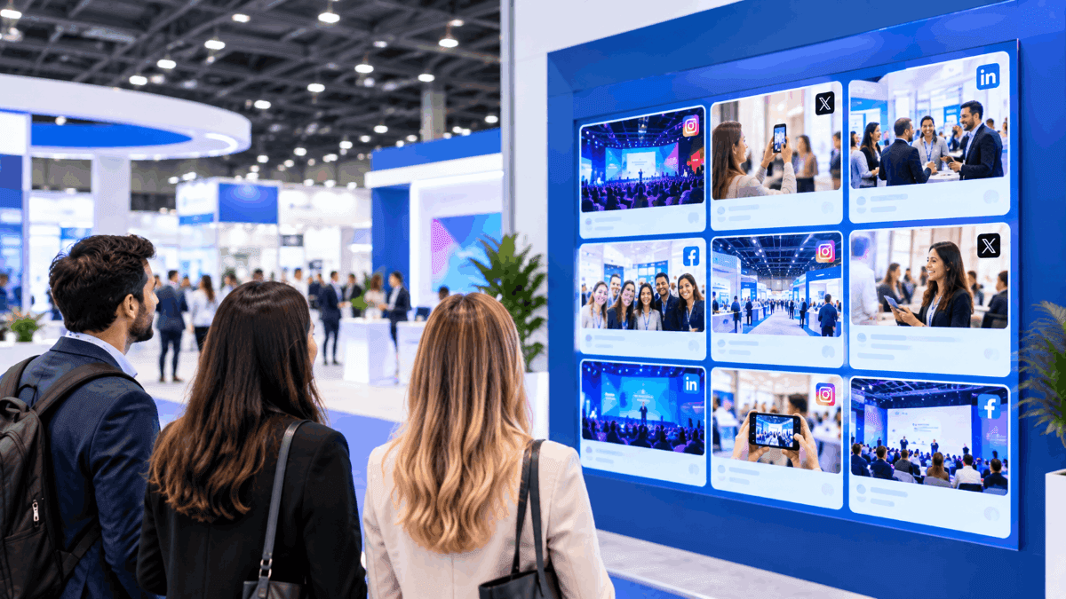 How to Use a Social Media Wall for Trade Shows