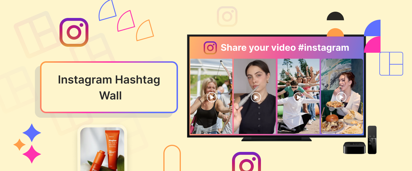 Instagram Hashtag Wall