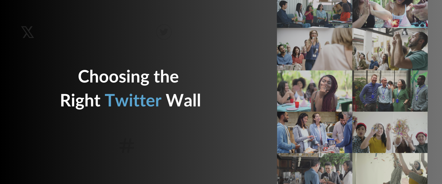 choosing the twitter wall