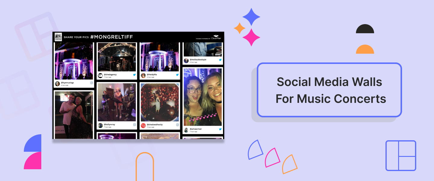 Social Media Walls For Music Festivals