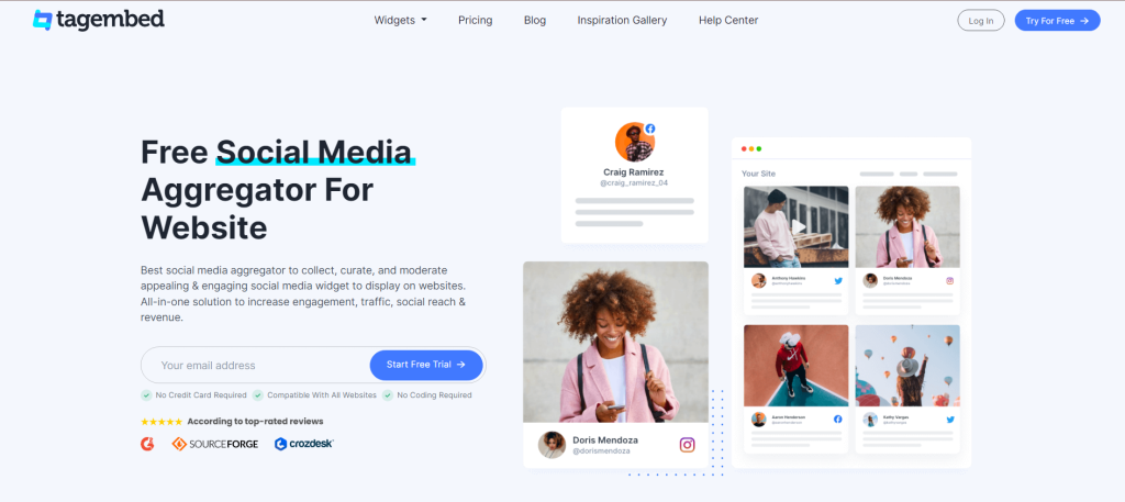 Social Media Content Aggregator