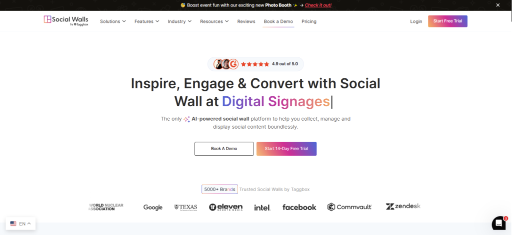 Social Walls by Taggbox
