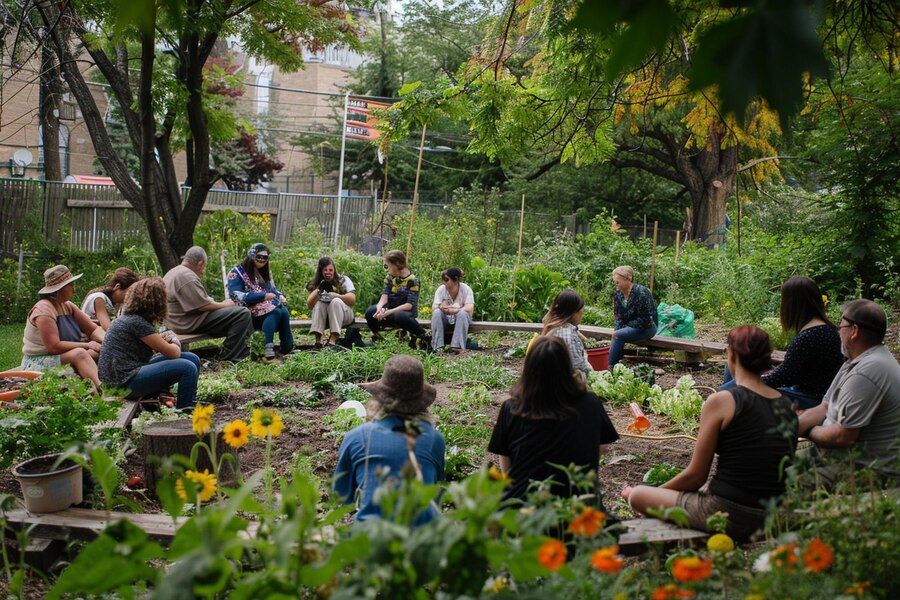 Orchestrate community gardening days