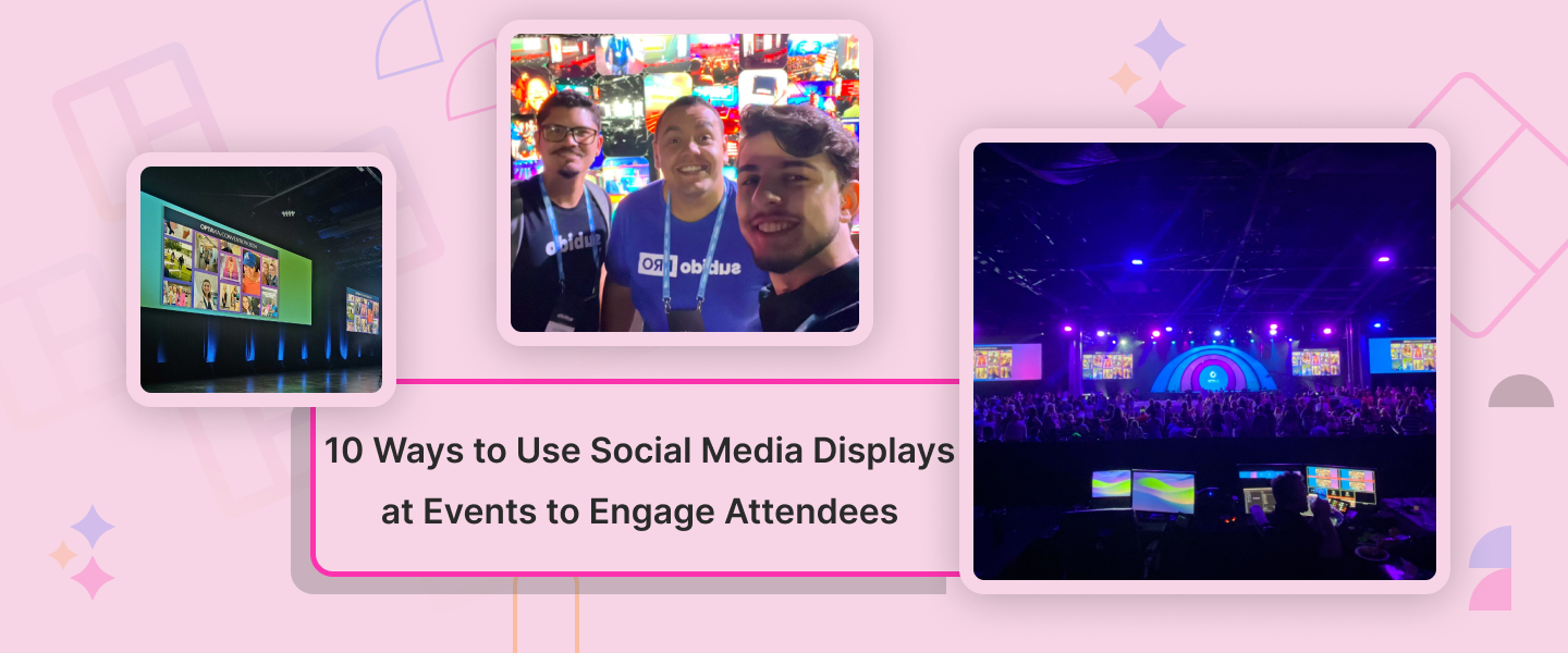 Social Media Displays at Events