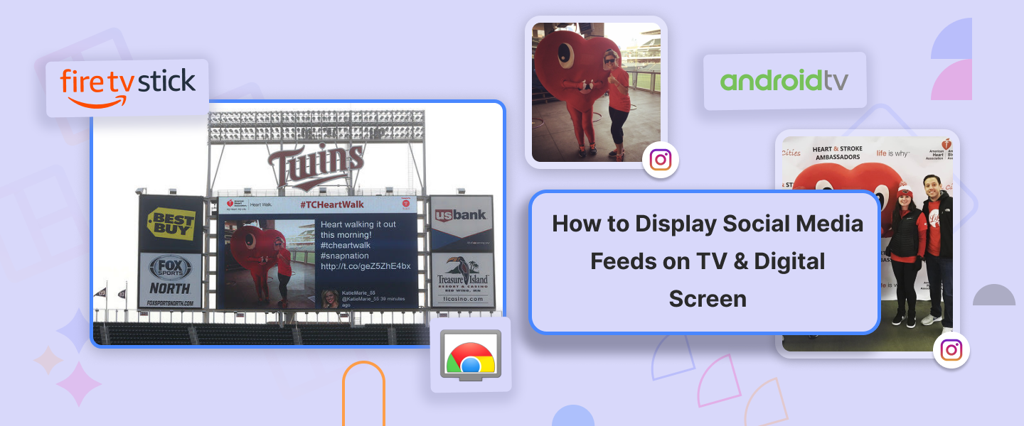 How to Display Social Media Feeds on TV & Digital Screen - Social Walls Blog