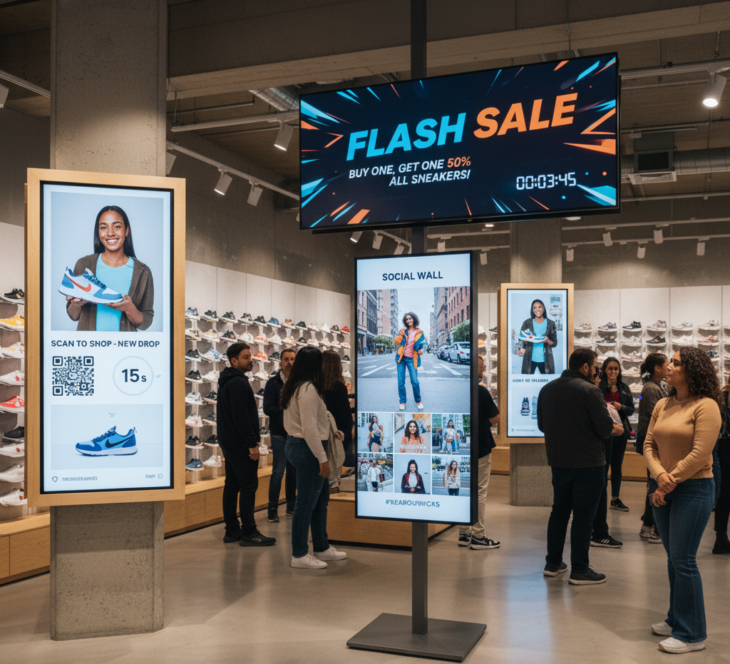 digital signage in retail