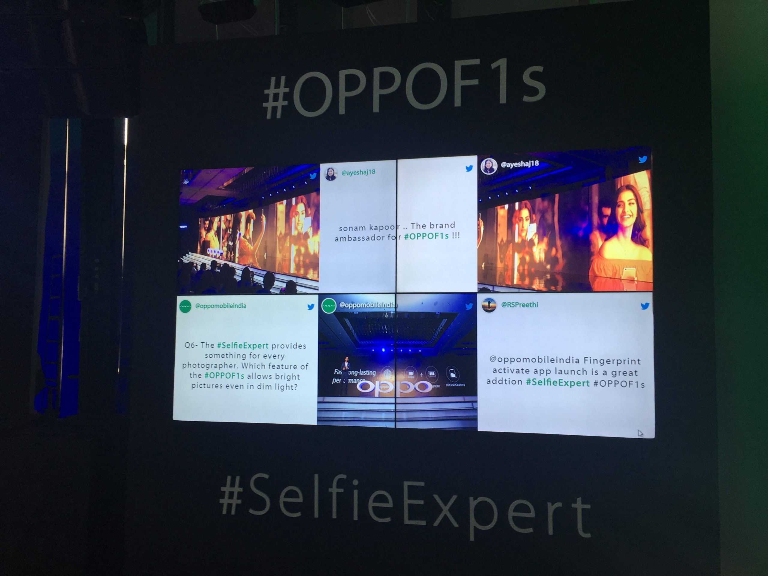 Social Walls at Product Launch