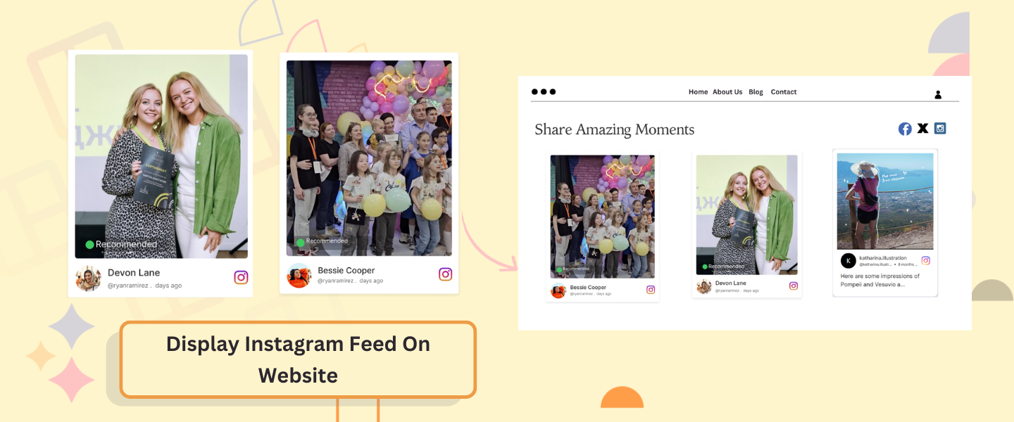 Display Instagram Feed On Website