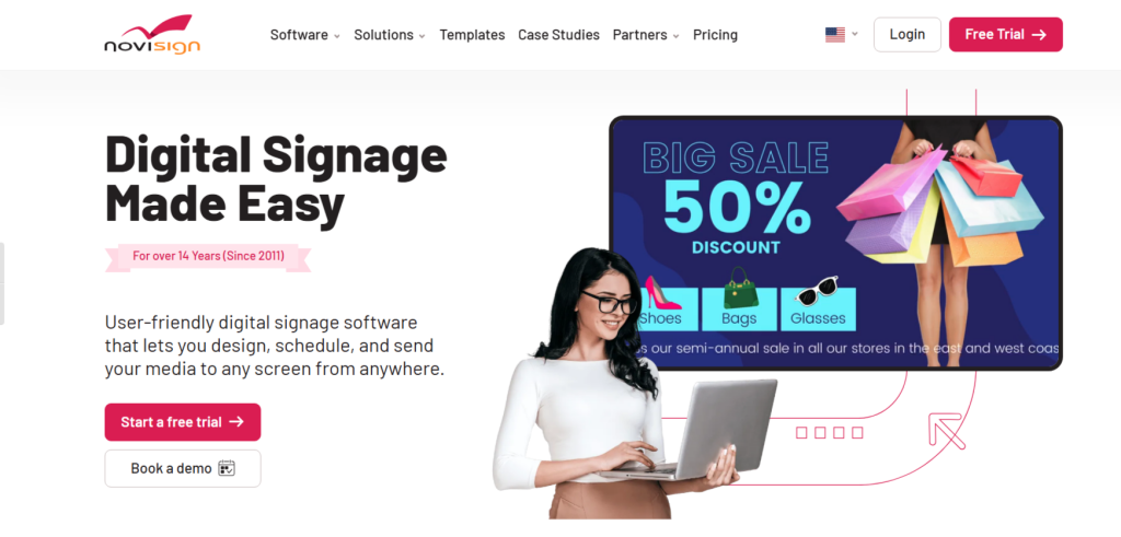 Digital signage for hotels