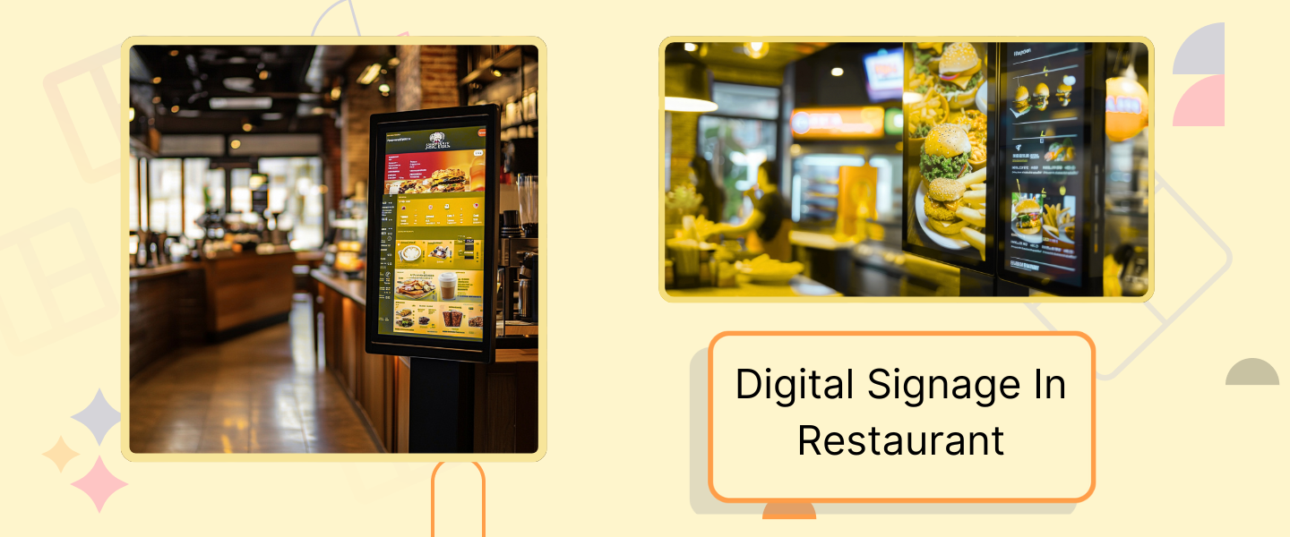 digital signage in restaurants