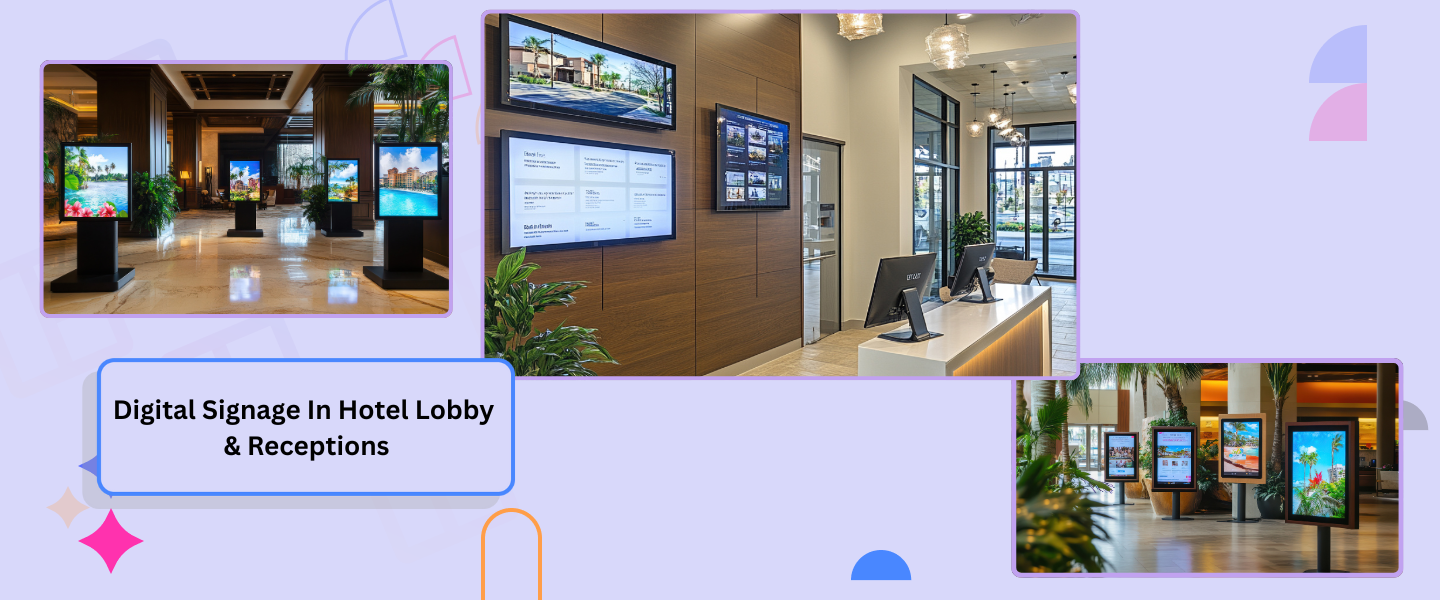 Digital Signage In Hotel Lobby & Reception