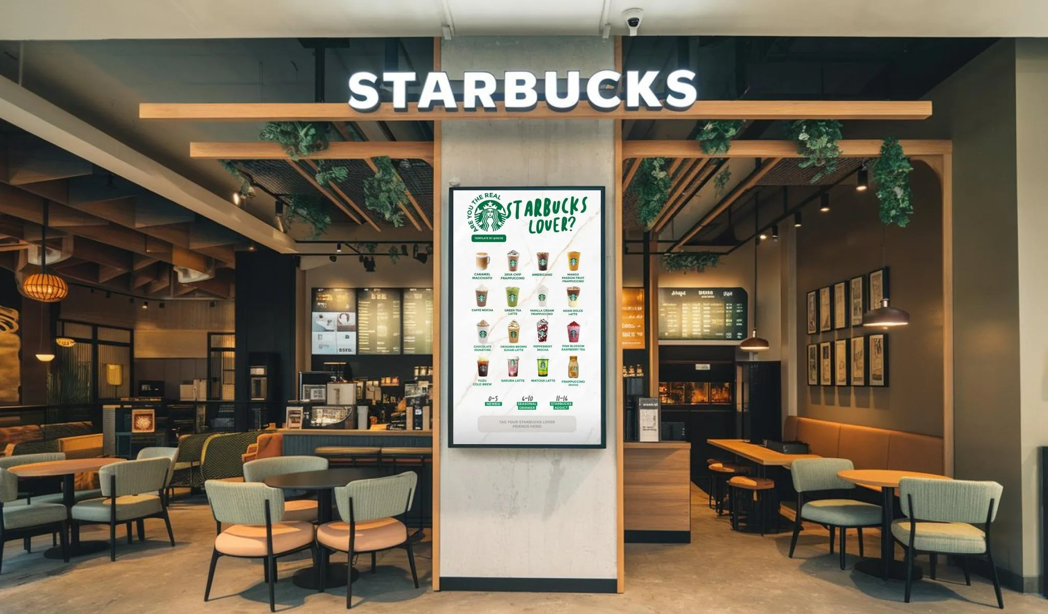 Starbucks Digital Display