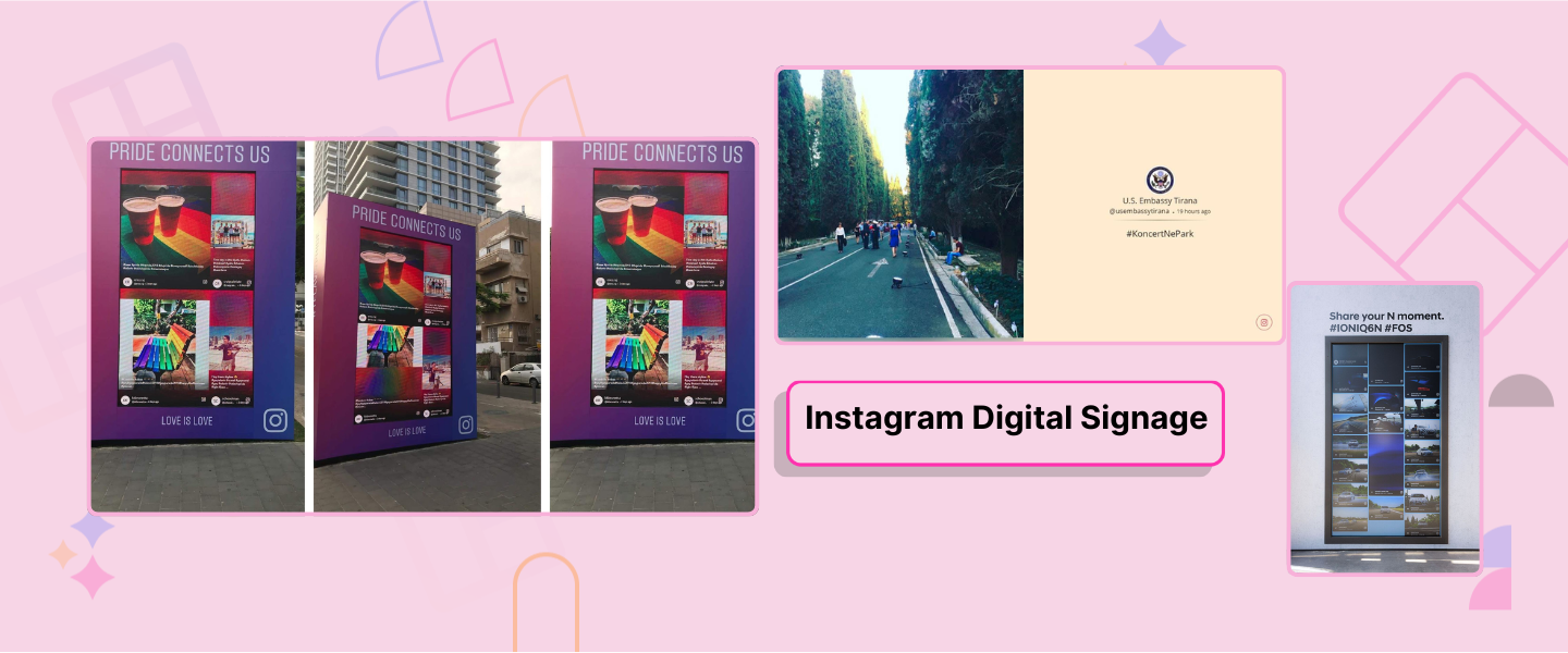 Instagram Digital Signage