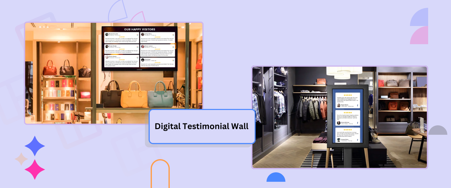 Digital Testimonial Wall