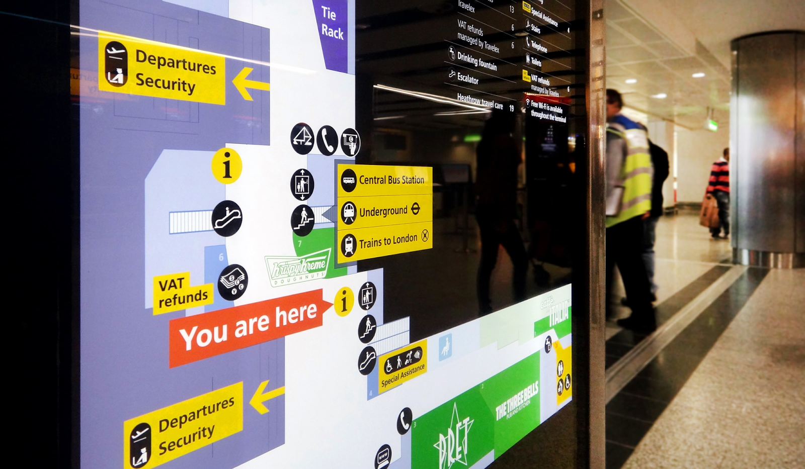 Digital Signage on Airport
