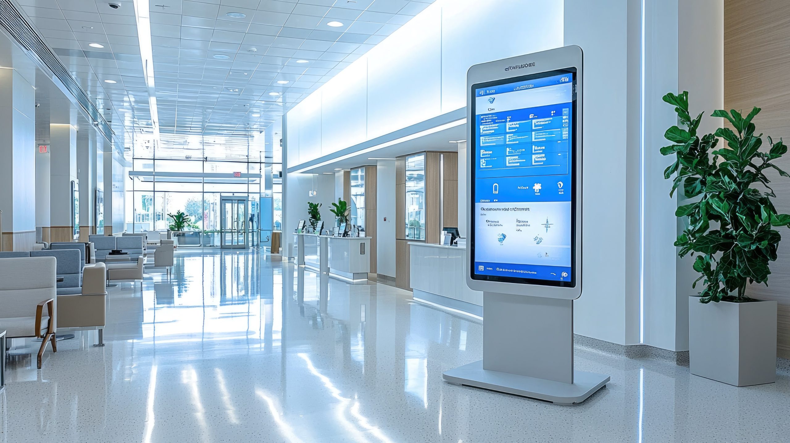 digital signage hospital