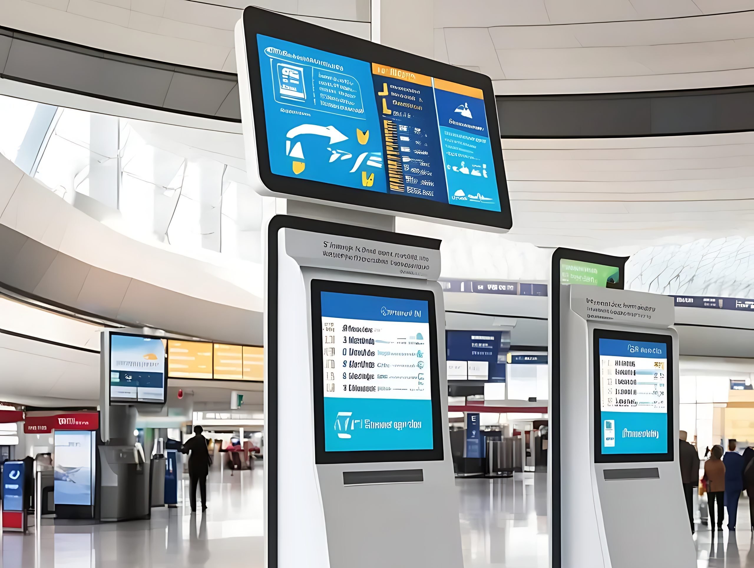 Digital Signage on Airport