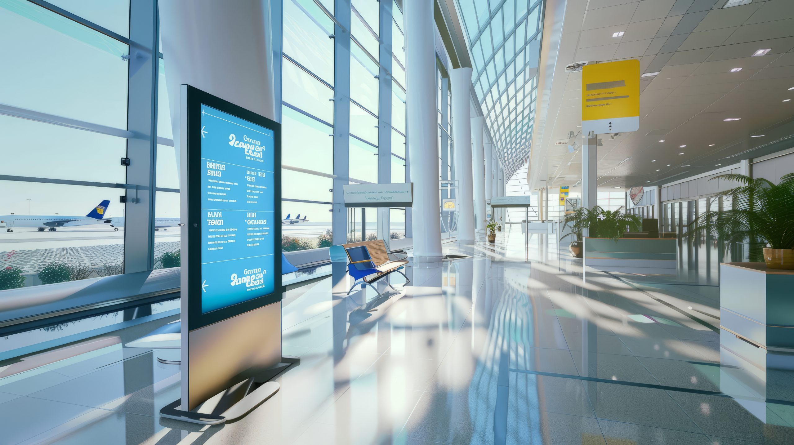 Digital Signage in Airport
