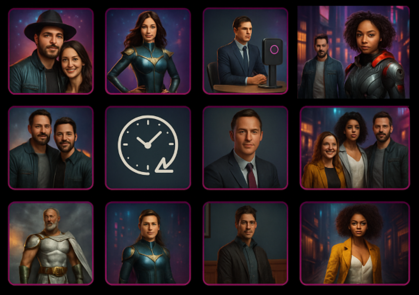 ai generated photo booth