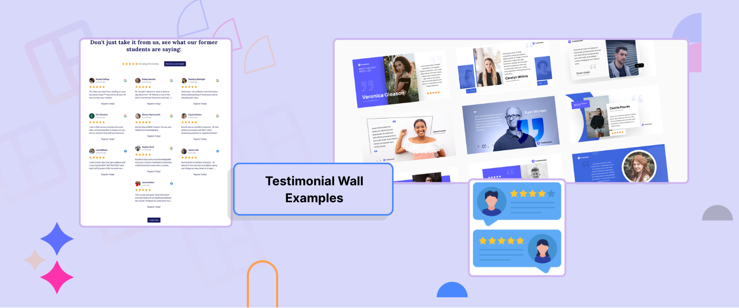 Testimonial Wall Examples