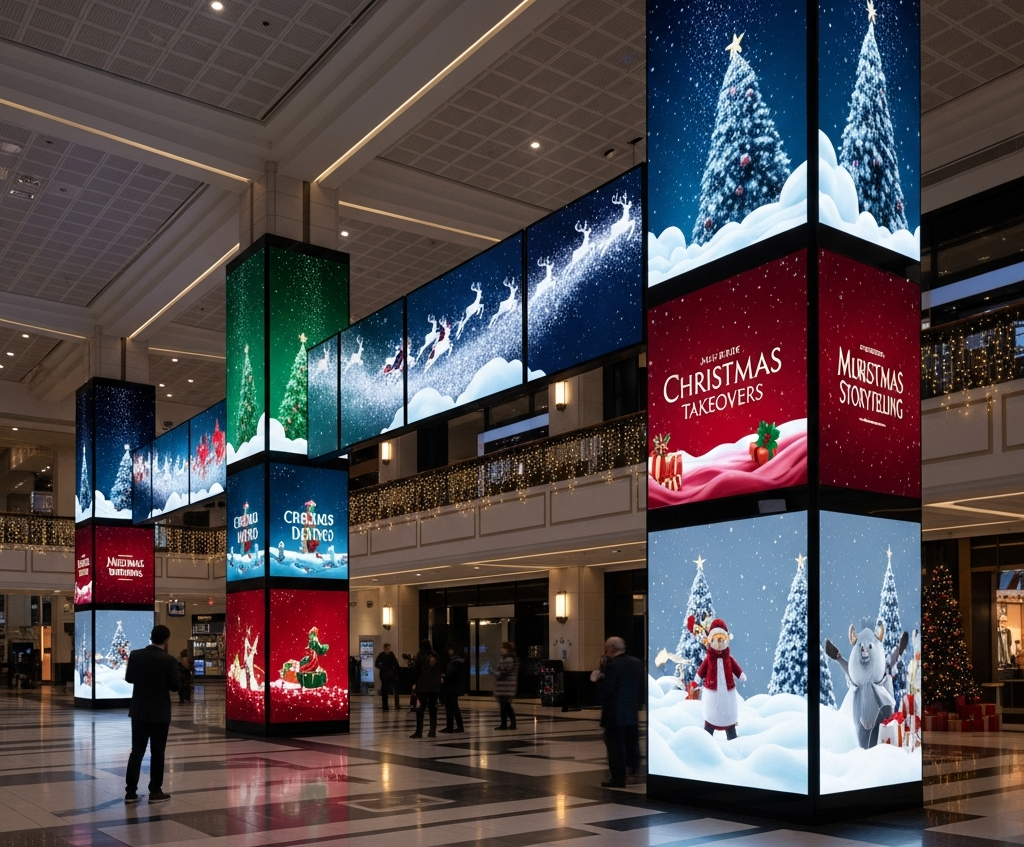 DOOH Advertising Ideas for Christmas