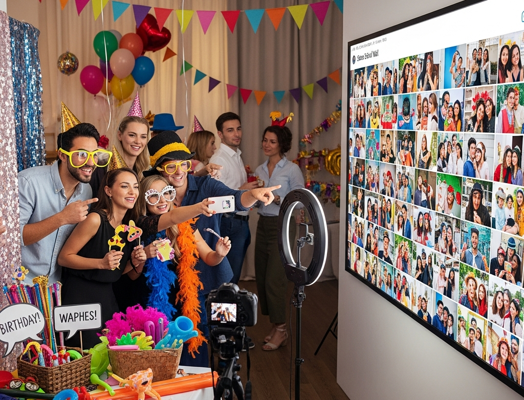 birthday photo booth