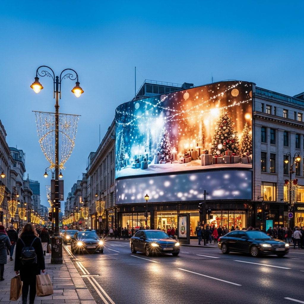 DOOH Christmas Advertising Ideas