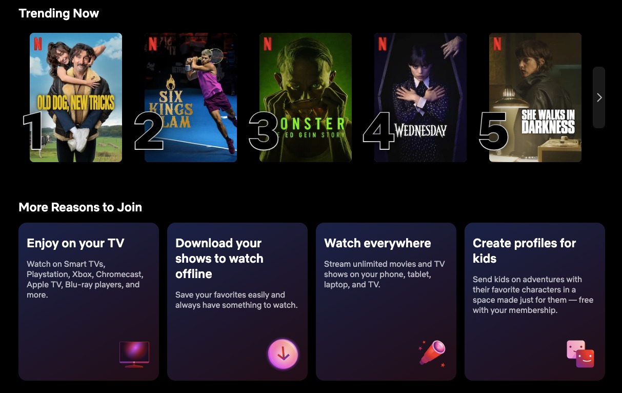 Netflix Social Listening Example