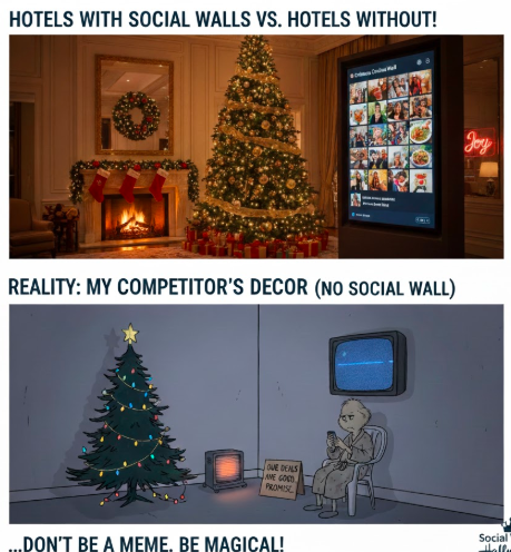 Social Wall for hotels