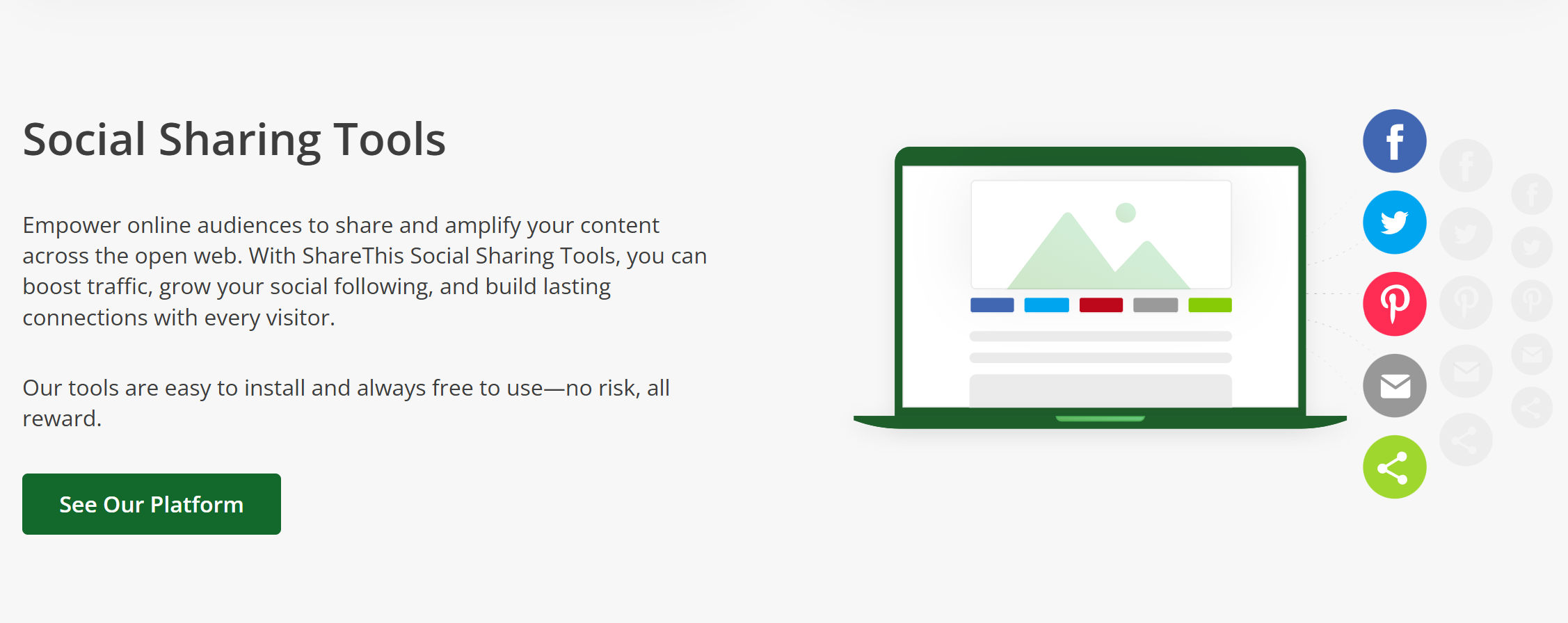 Social sharing widget plugin