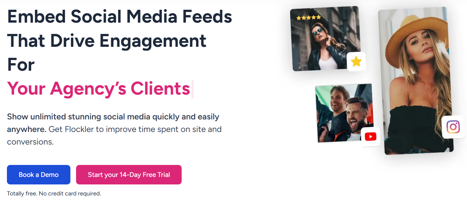 Social media feed widget by Flockler