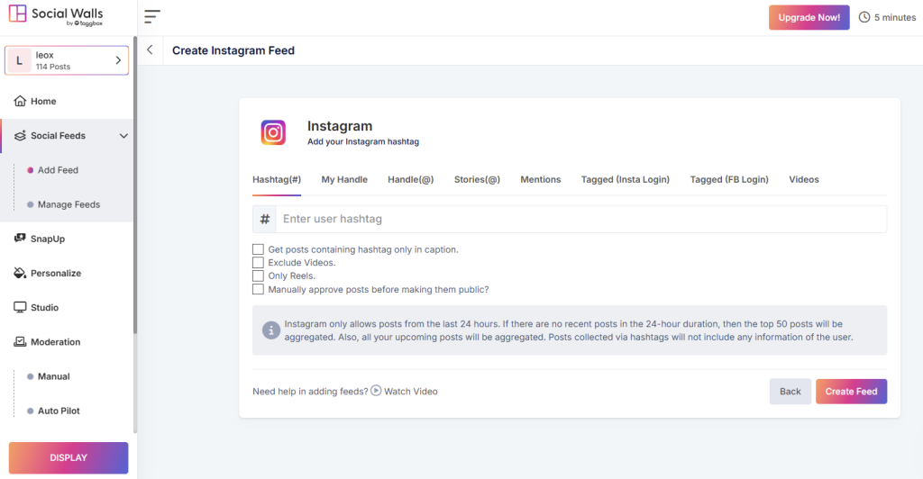 instagram feeds