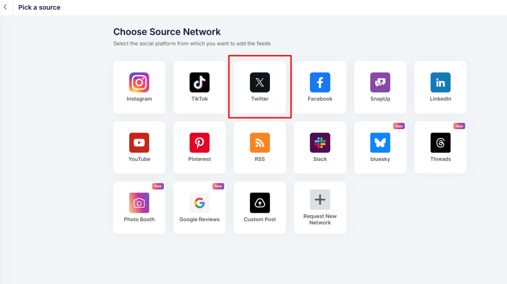 choose a platform 