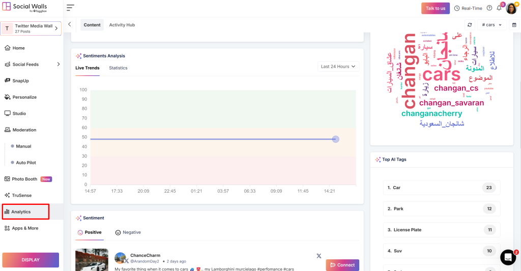 Sentiment Analysis Feature