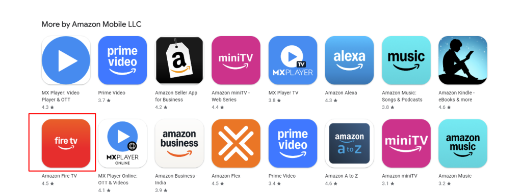 amazon app fire tv