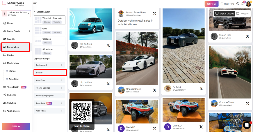 Custom Banner Feature