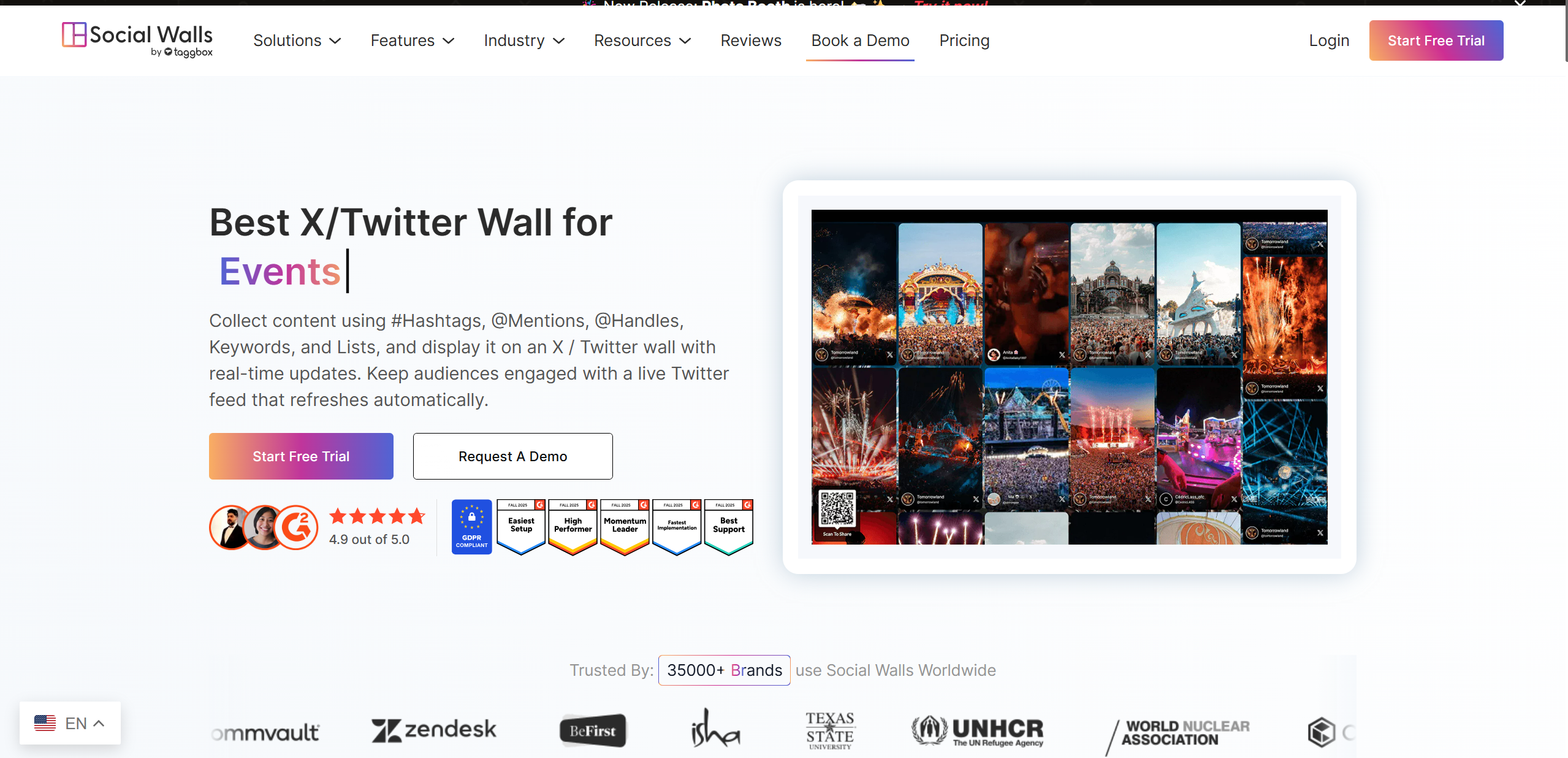 Social Walls 's twitter walll