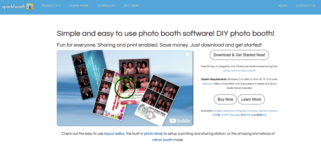 digital photo booth
