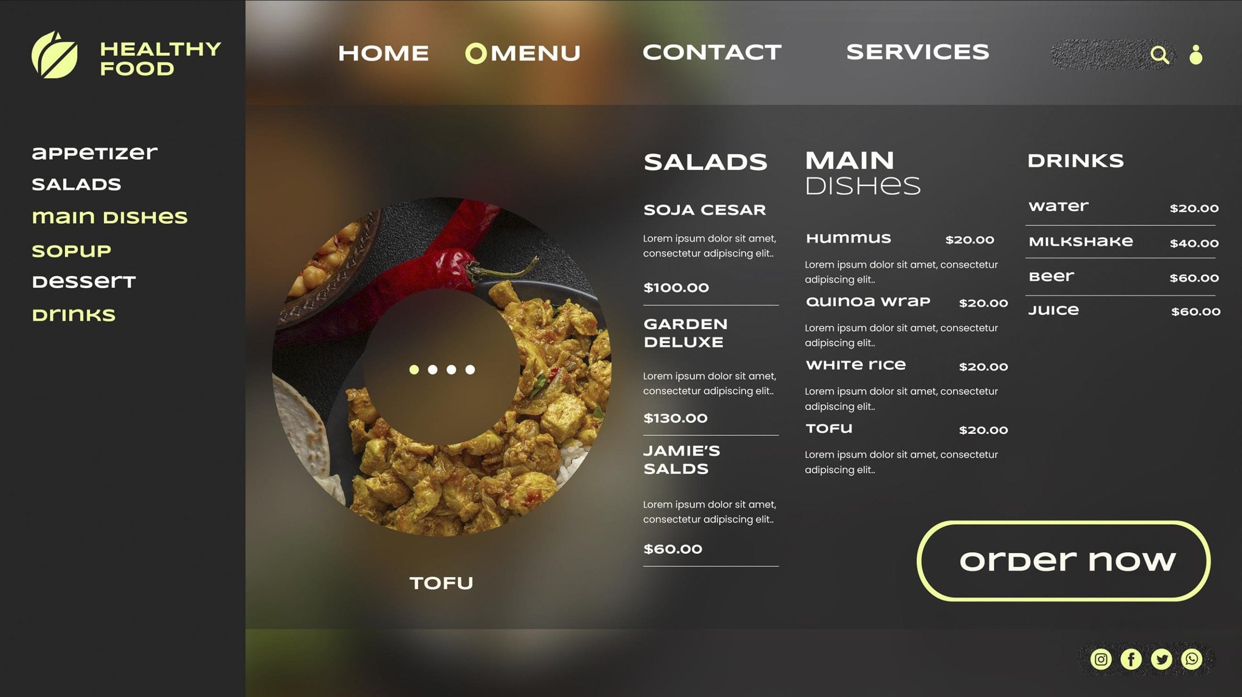 Digital Menu Board