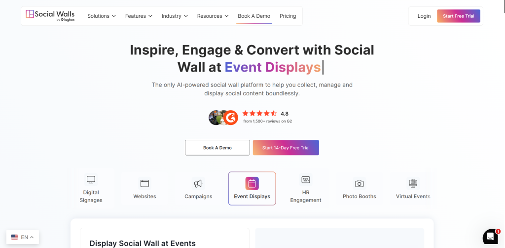 Social walls by taggbox